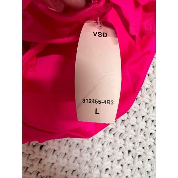 Nwt Victoria’s Secret pink bikini bottoms size large ruffle - Picture 6 of 6